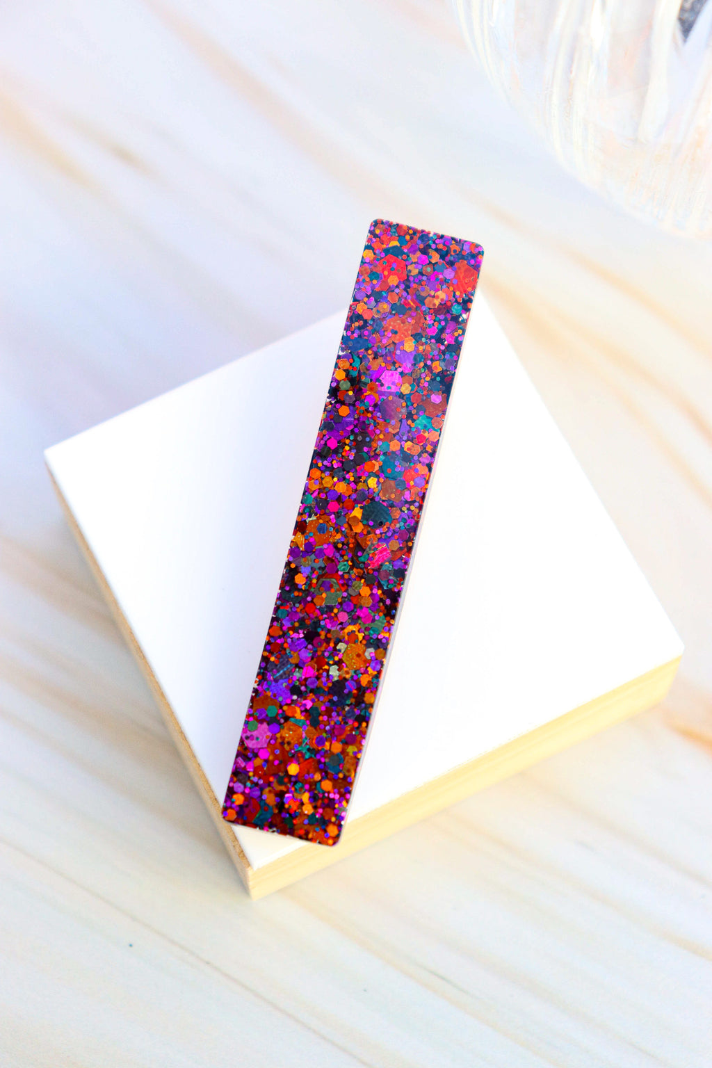 Barrette Paillettes Automne Sunset