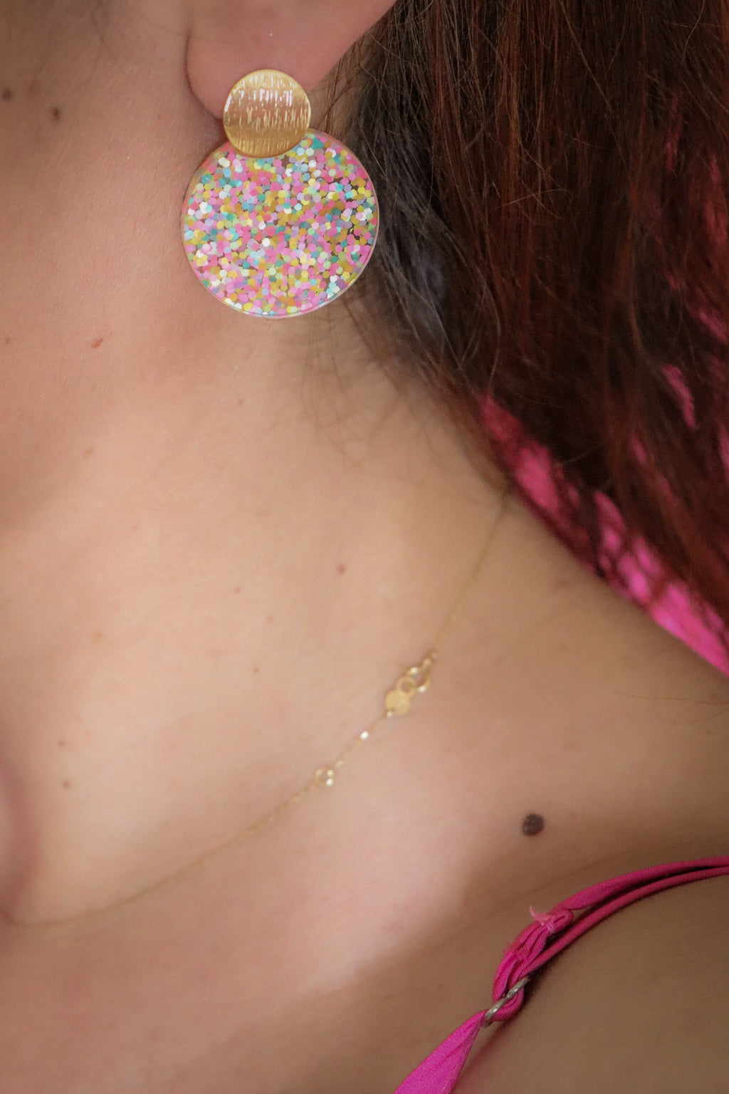 Boucles d'oreilles Béa Confettis Pastel