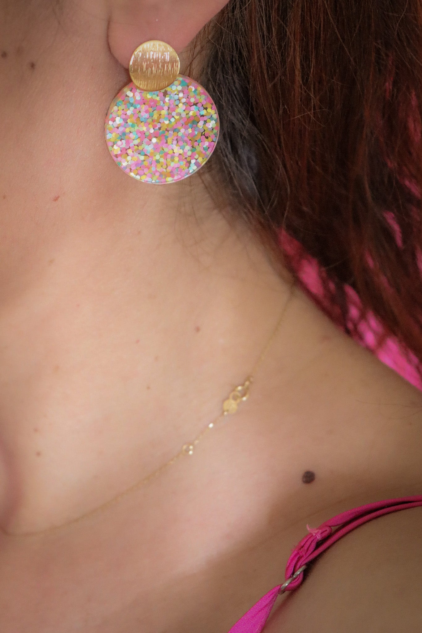 Boucles d'oreilles Béa Confettis Pastel