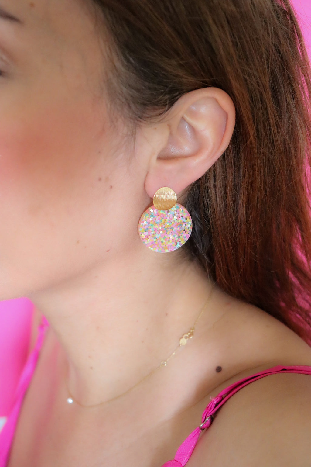 Boucles d'oreilles Béa Confettis Pastel