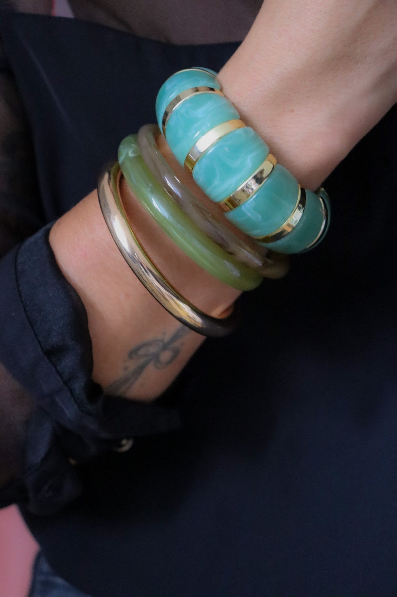 Bracelet Maé 3/4 Olive