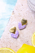 Boucles d'oreilles Caroline Glycine