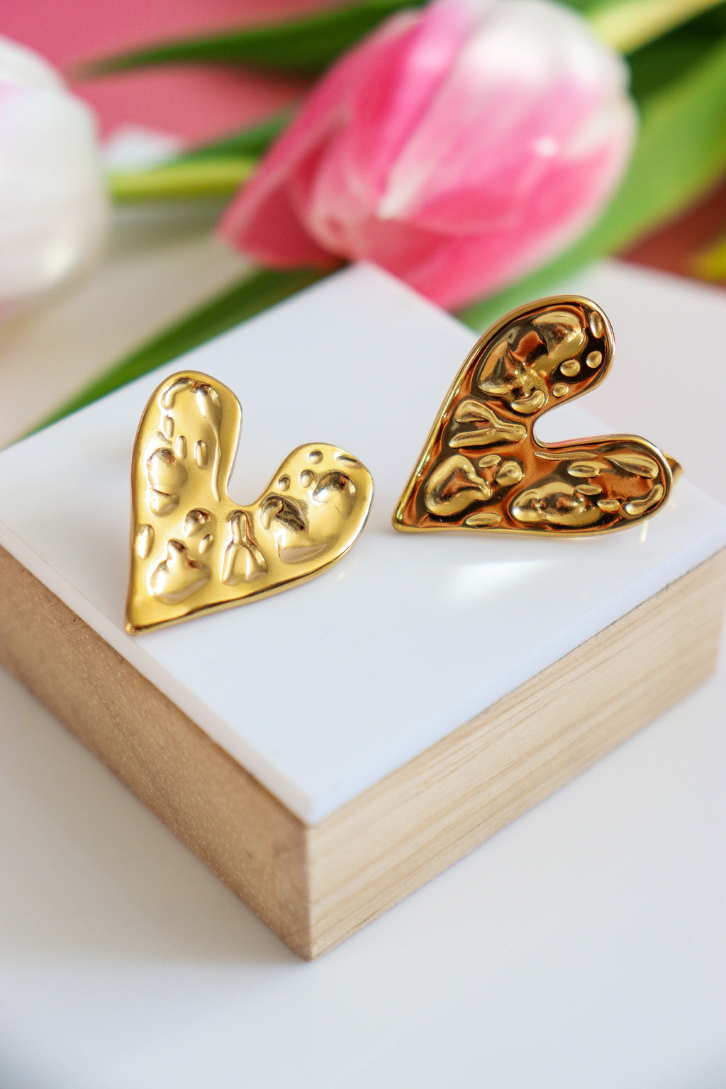 Boucles d'oreilles Coeur Leger