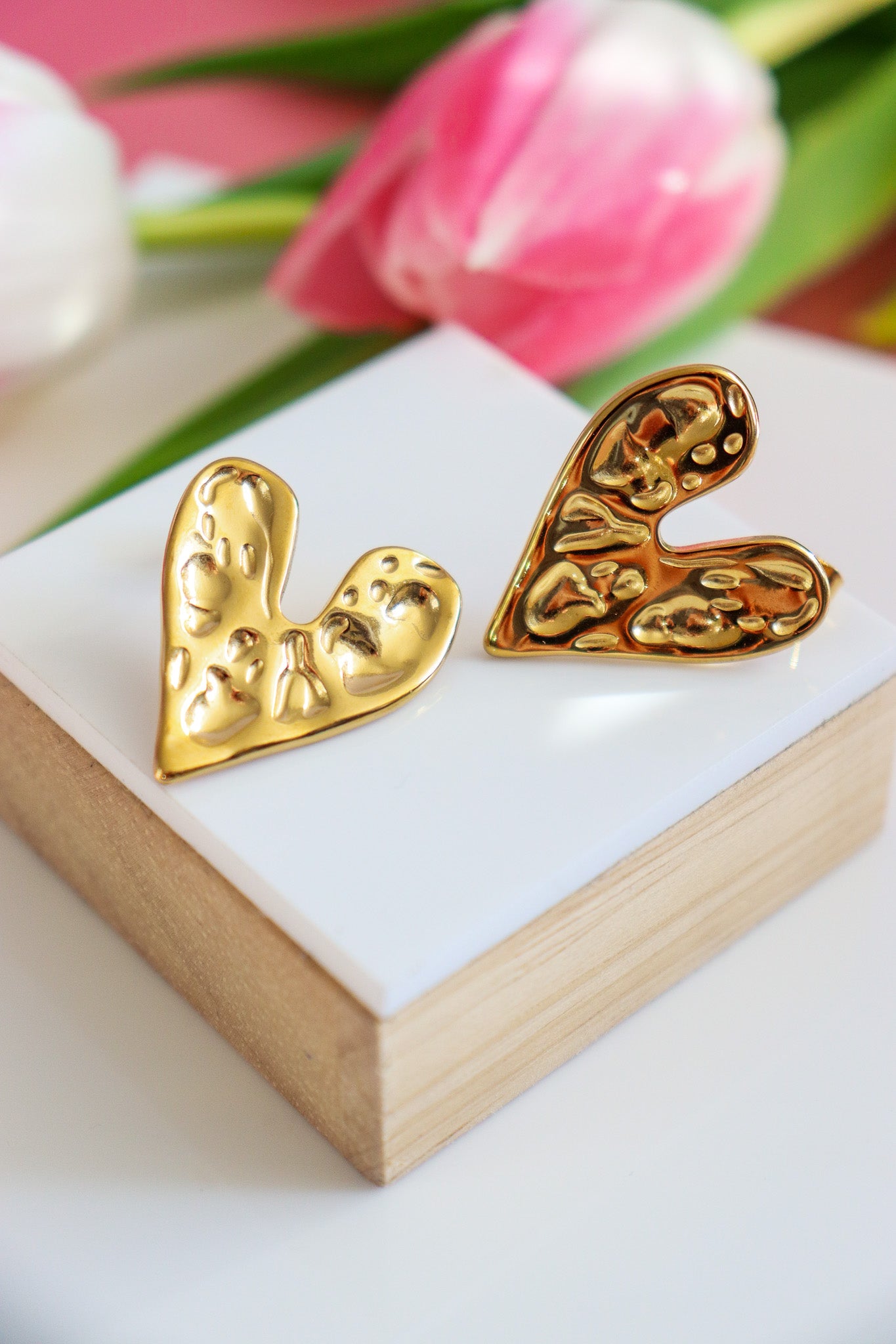Boucles d'oreilles Coeur Leger