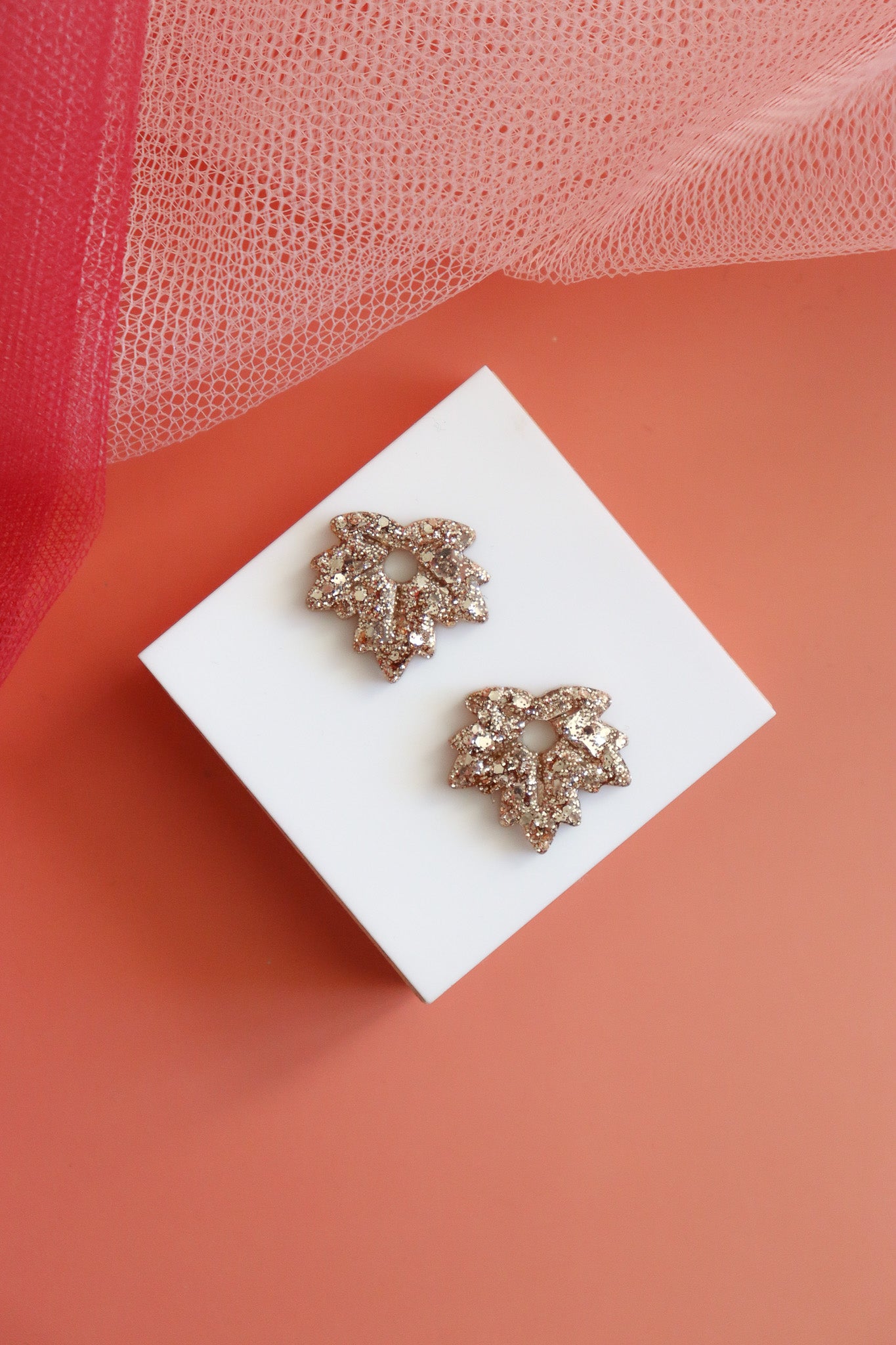 Créoles Feuille Champagne