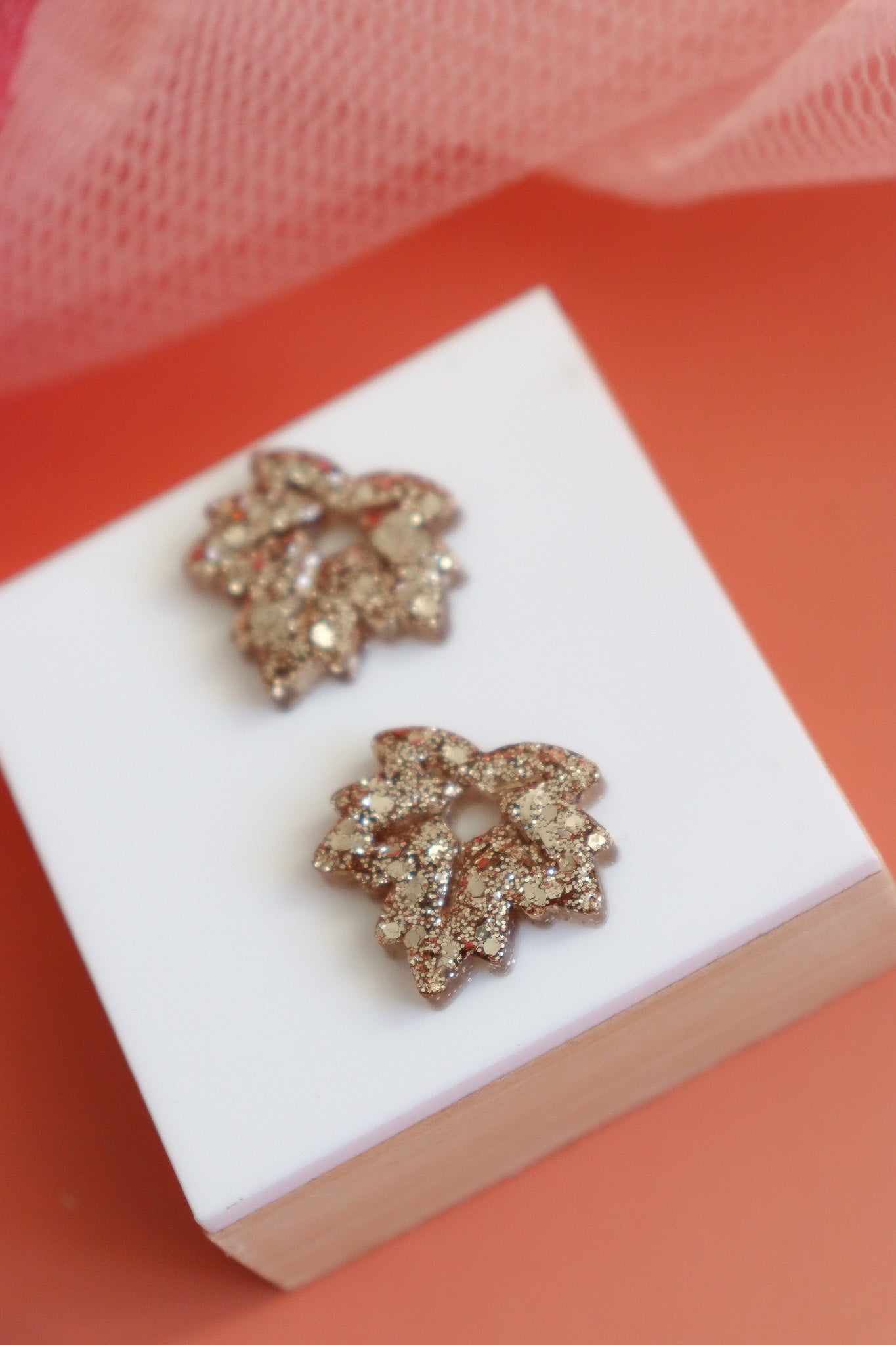 Créoles Feuille Champagne