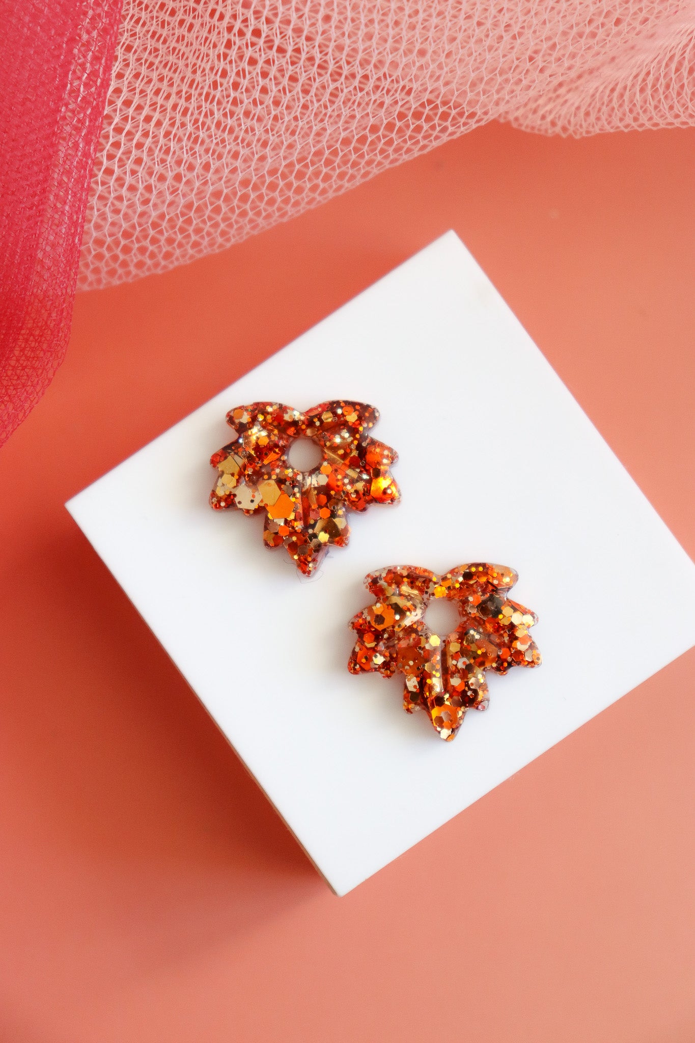 Créoles Feuille Cuivre