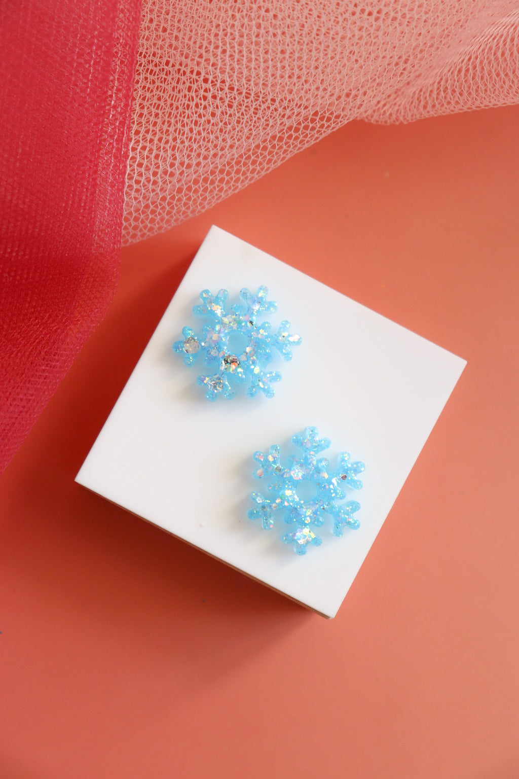 Créoles Flocon bleu piscine