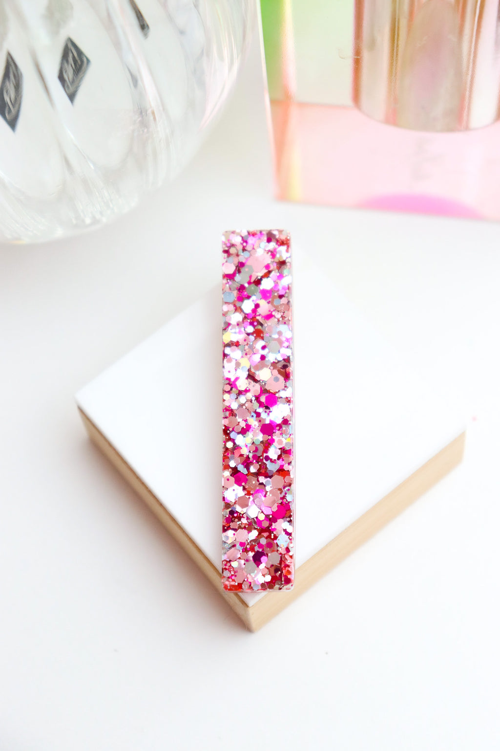 Barrette Blossom Holographique