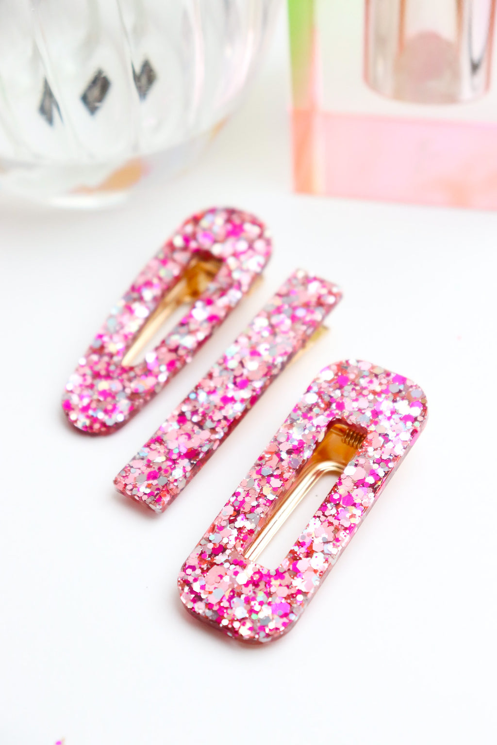 Barrette Blossom Holographique