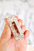Barrette Paillettes champagne