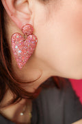 Boucles d'oreilles Claire Peach Gold