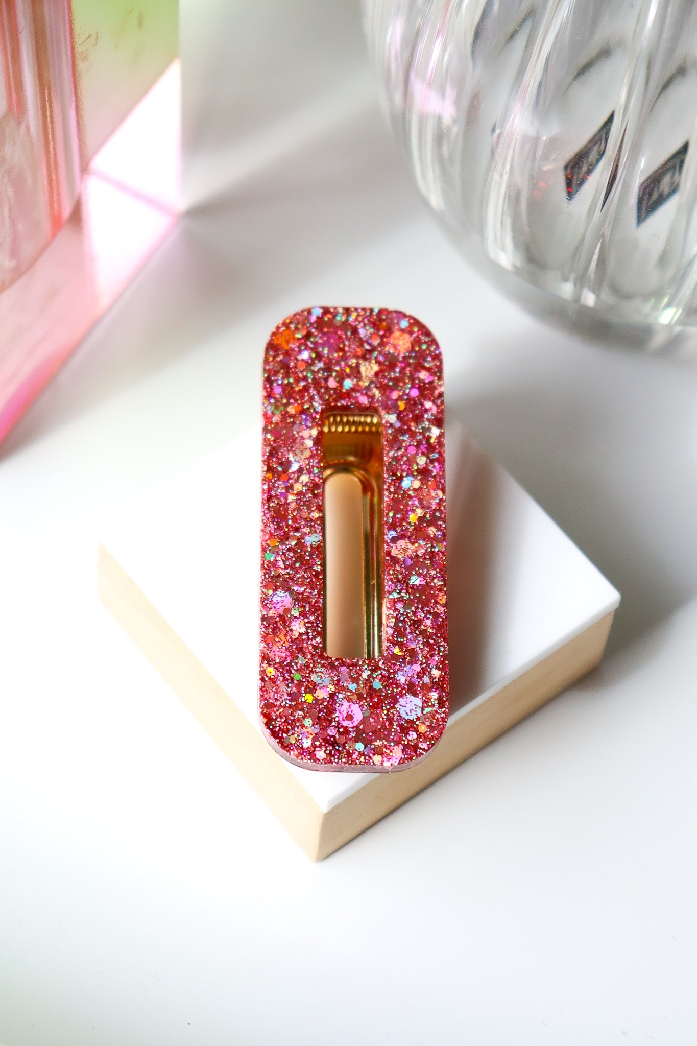 Barrette Peach Gold
