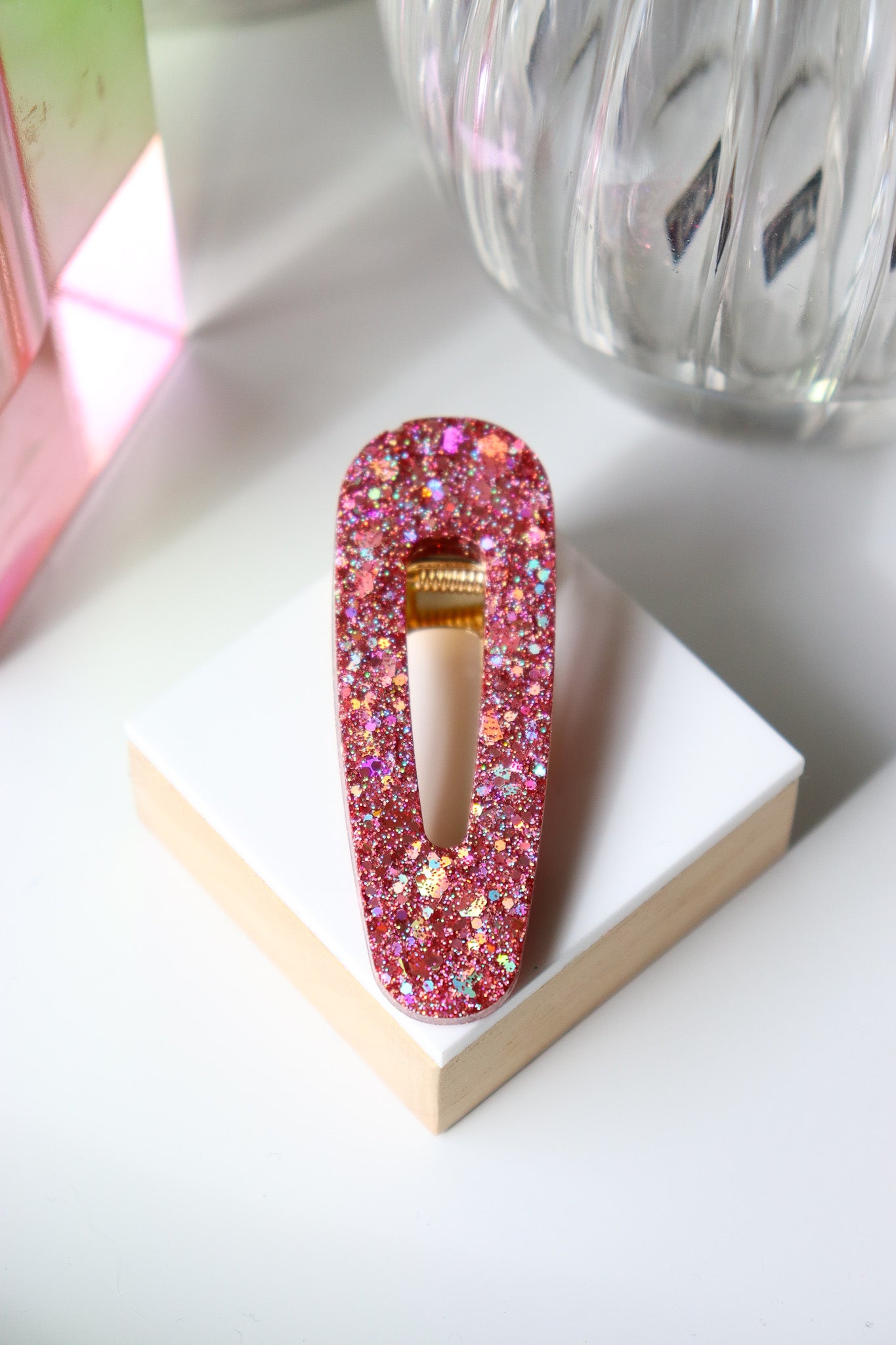 Barrette Peach Gold