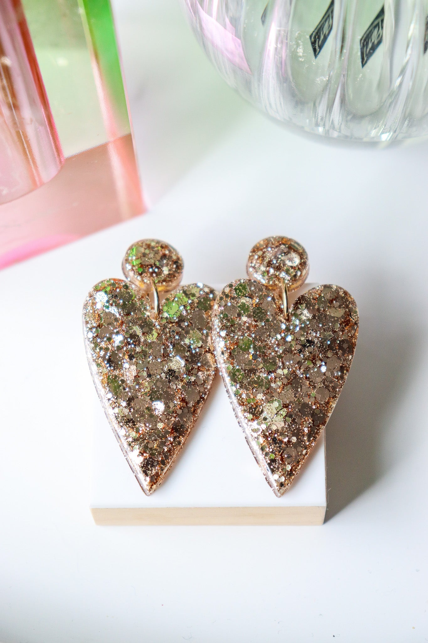 Boucles d'oreilles Claire Champagne
