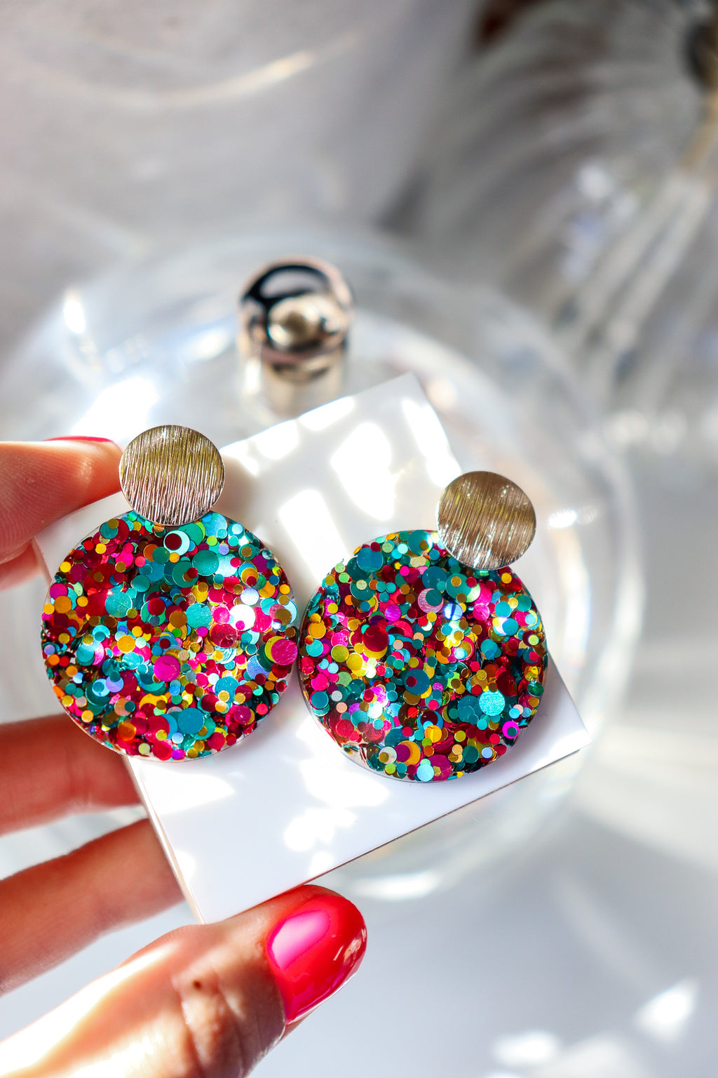 Boucles d'oreilles Béa Joie Vert