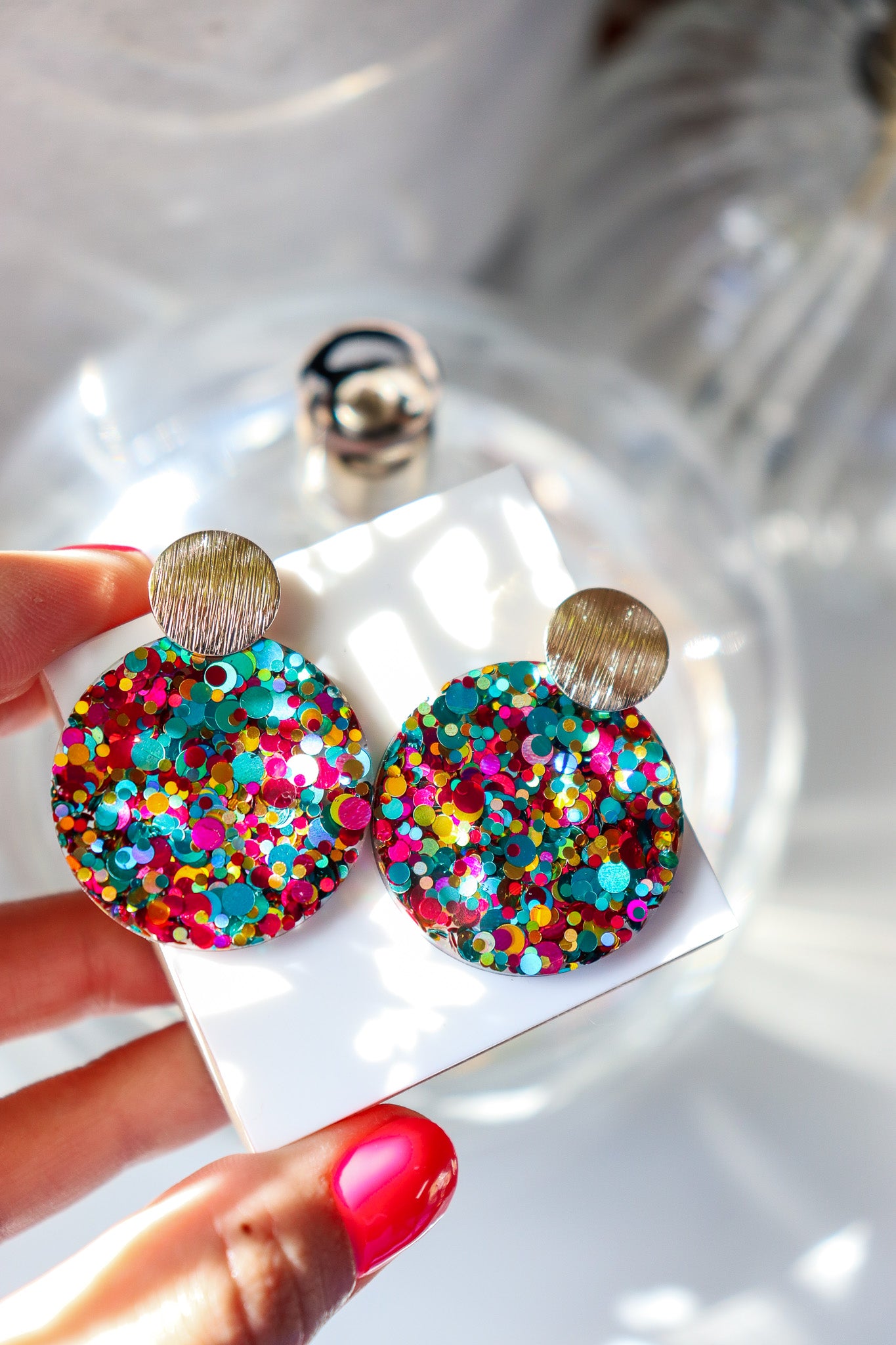 Boucles d'oreilles Béa Joie Vert