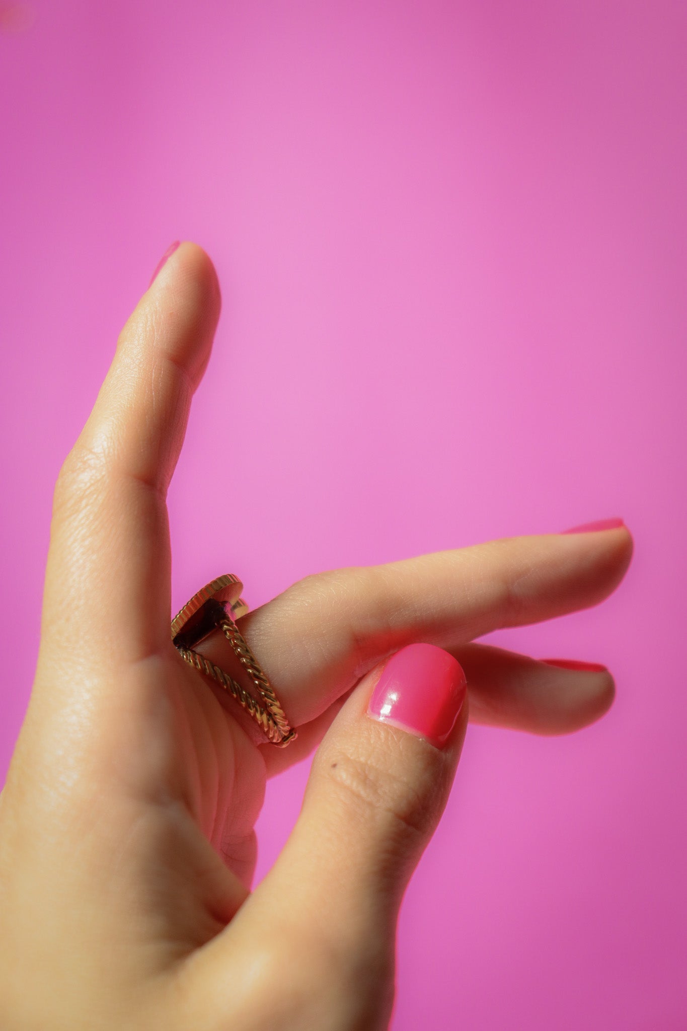 Bague coeur Deep Violet