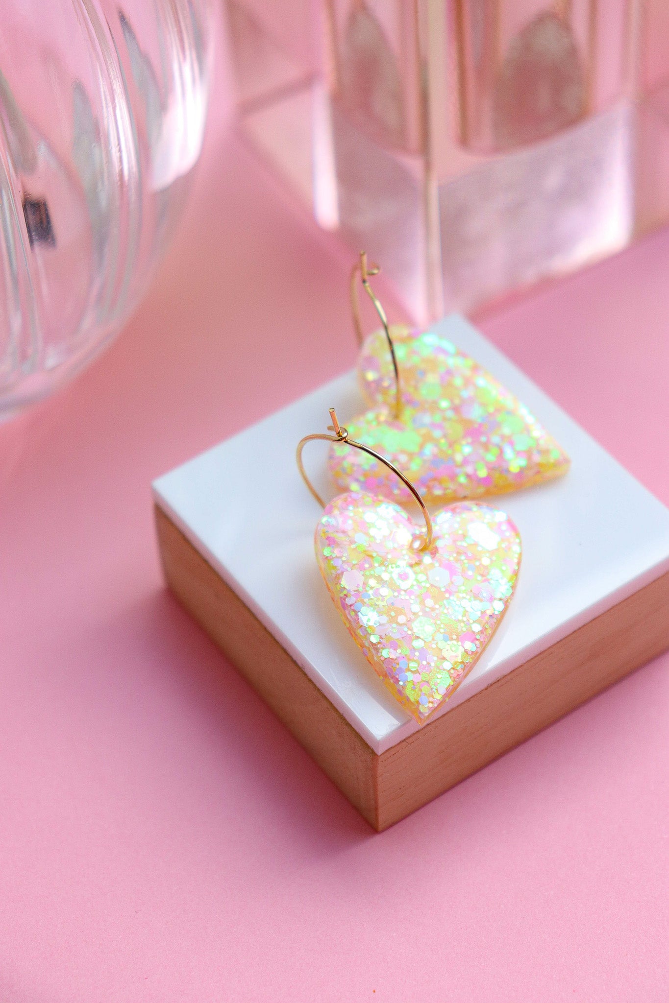 Boucles d'oreilles Mimi Printemps jaune