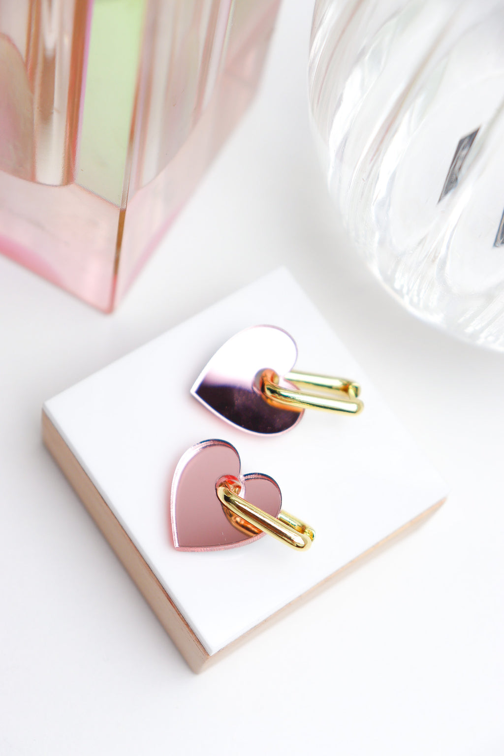 Créoles Victoire Miroir Rose Gold