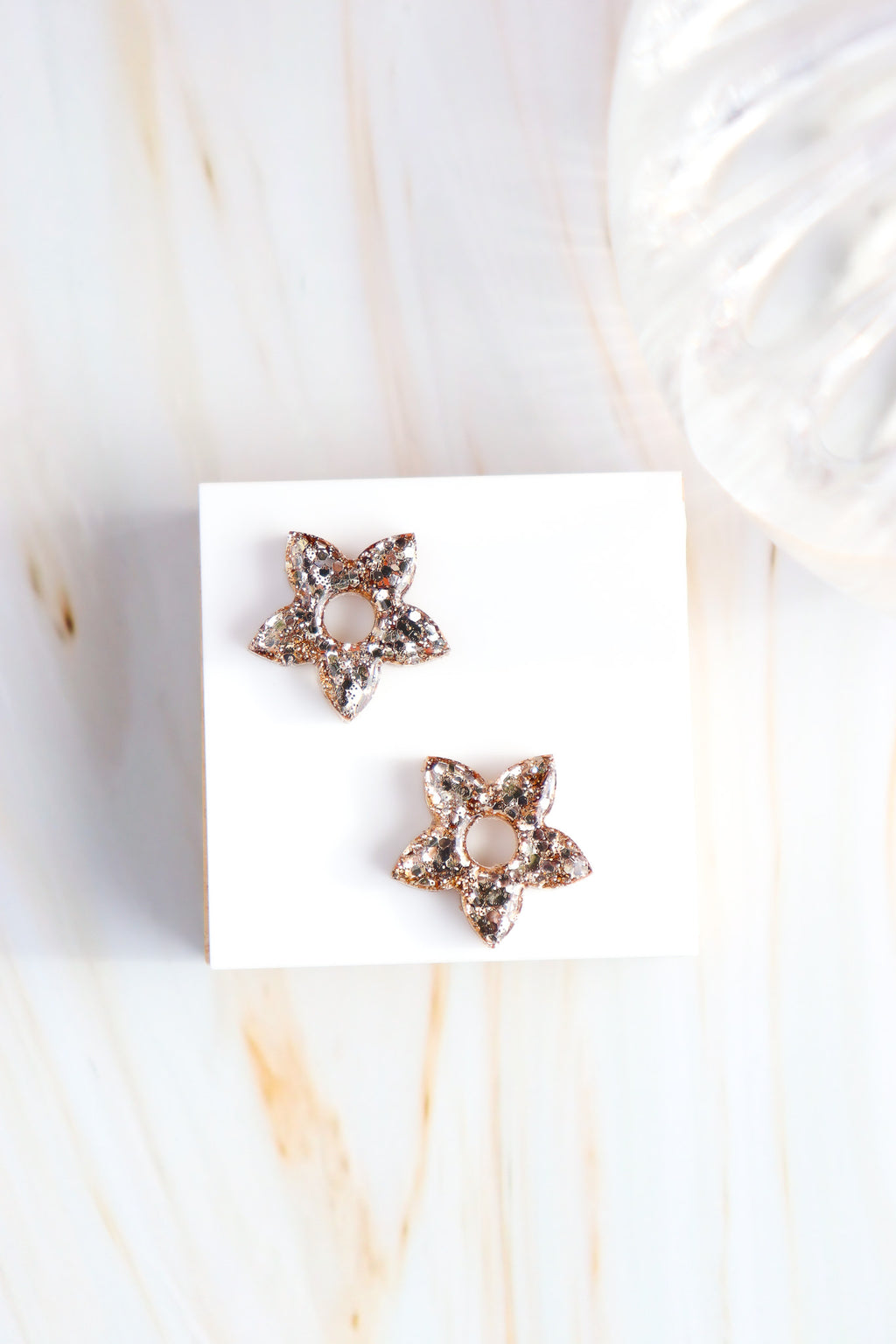 Créoles Naia Paillettes Champagne