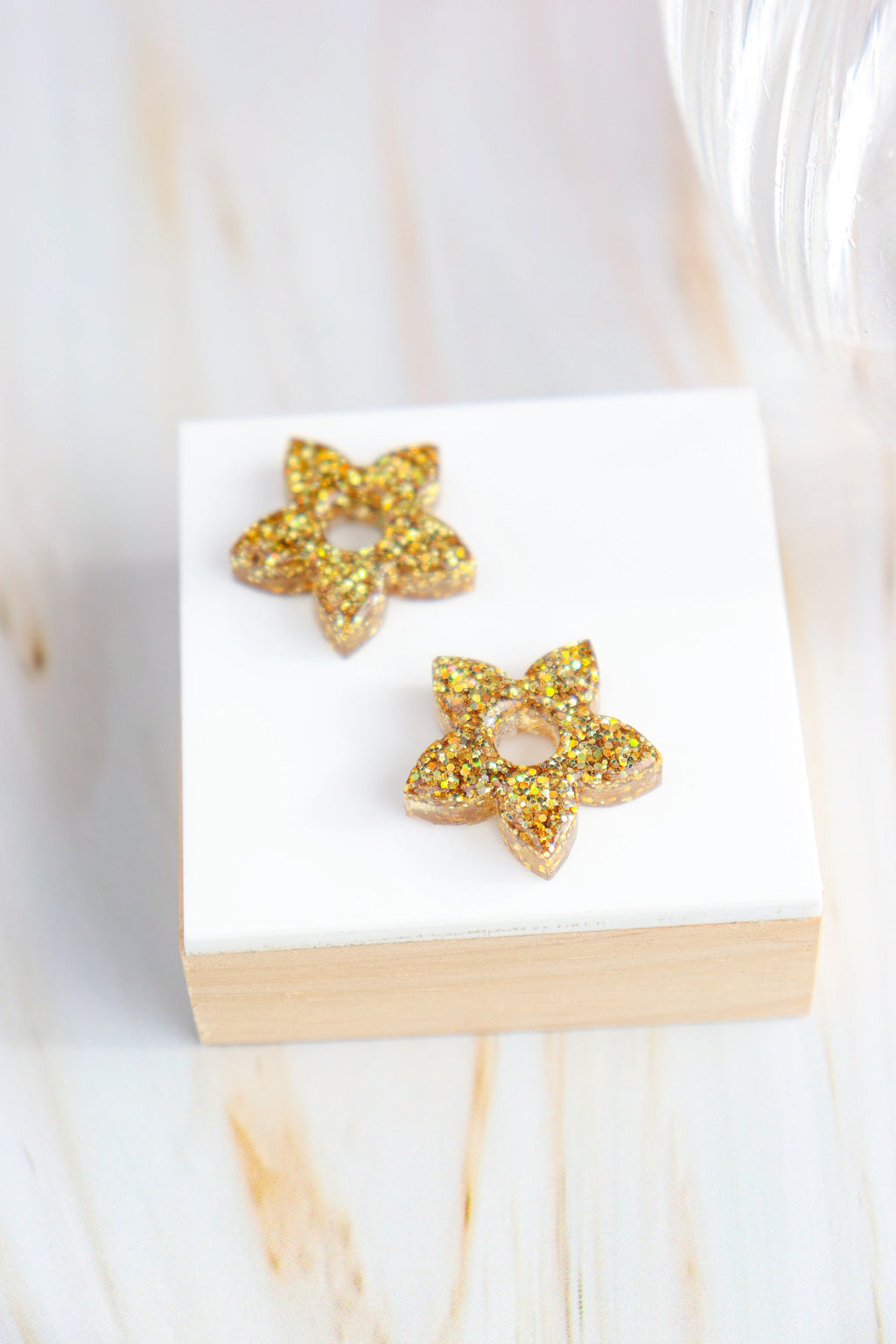 Créoles Naia Paillettes Or