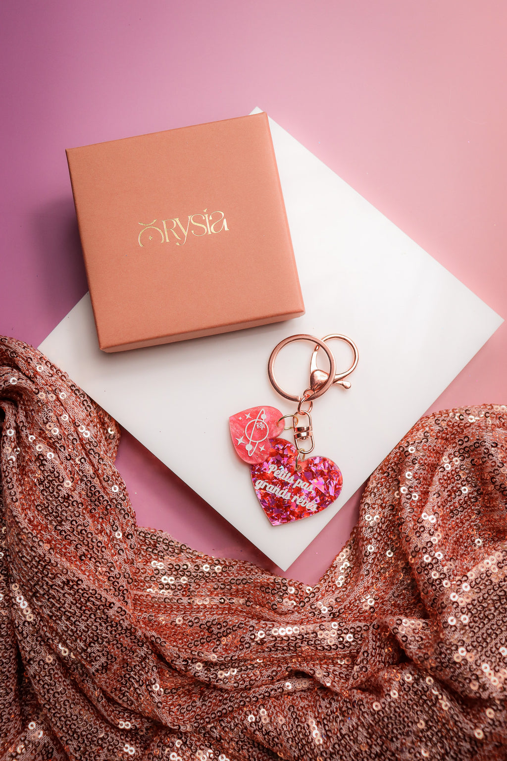 Porte clés Petits Pas Grands Rêves