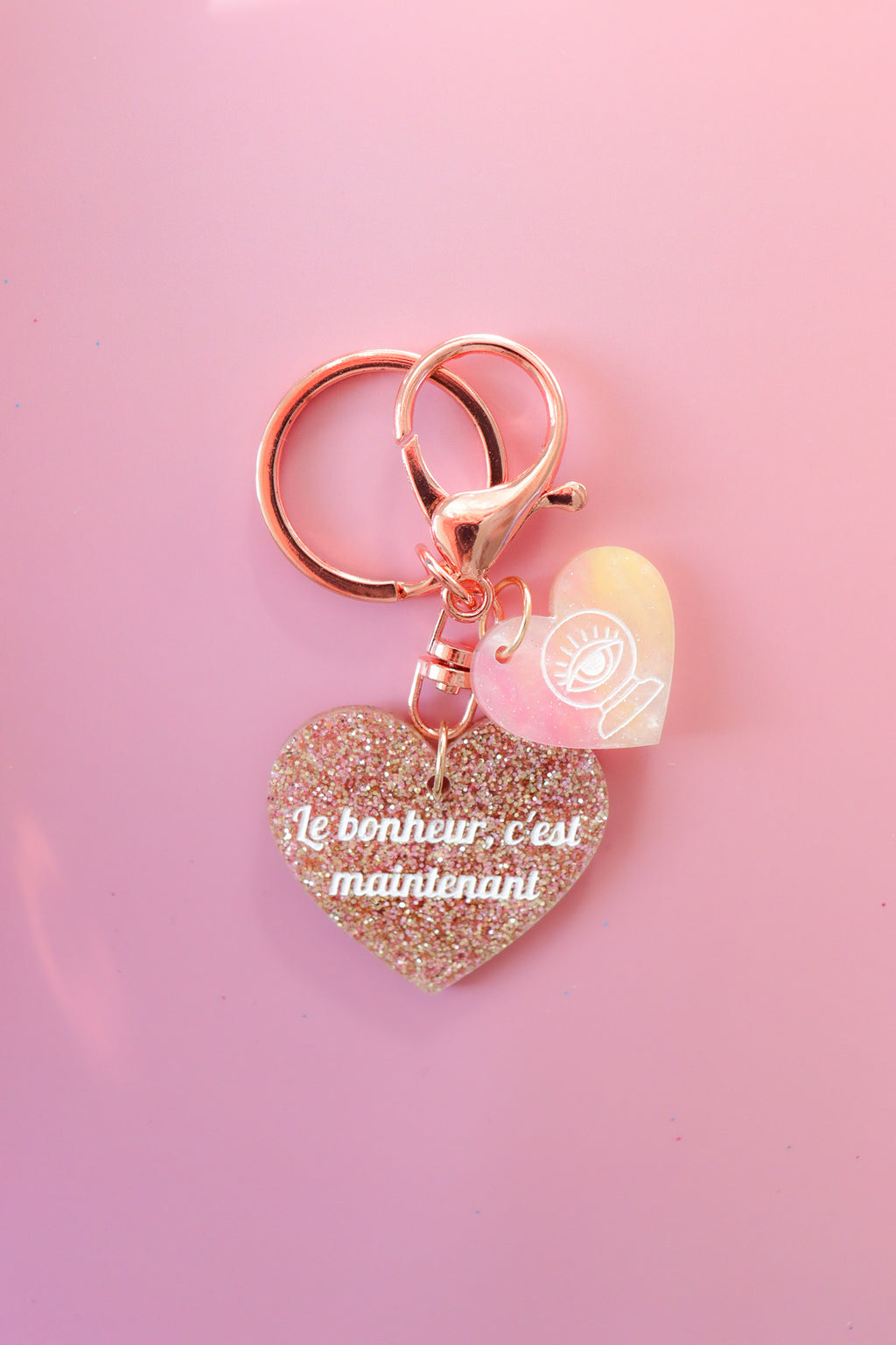 Porte clés Le Bonheur c'est Maintenant