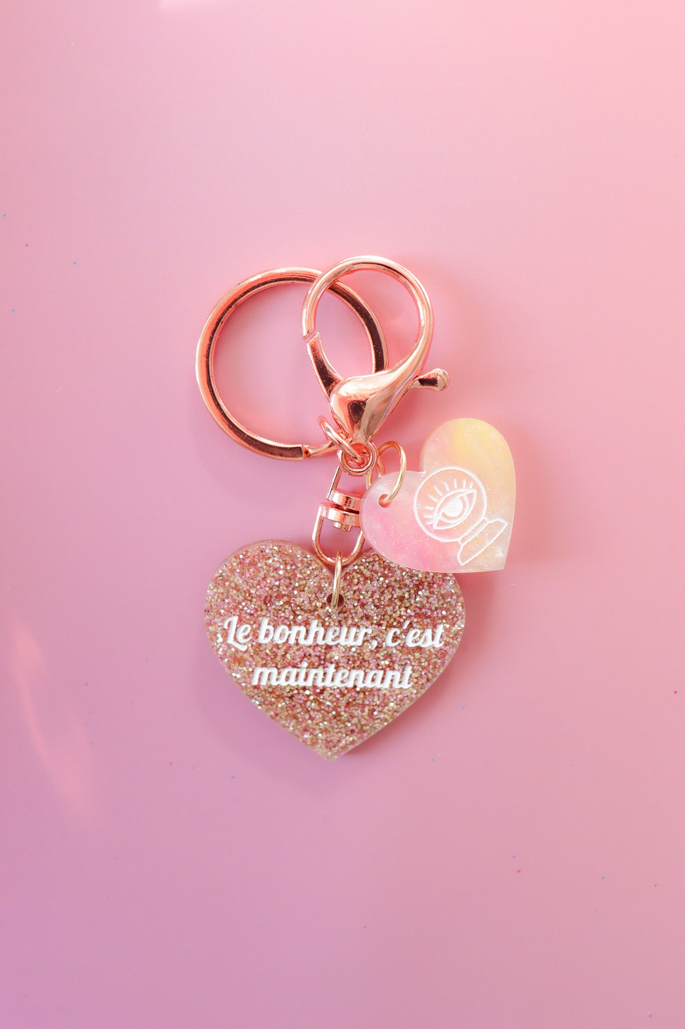 Porte clés Le Bonheur c'est Maintenant