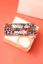 Porte clés à message - Météo de merde