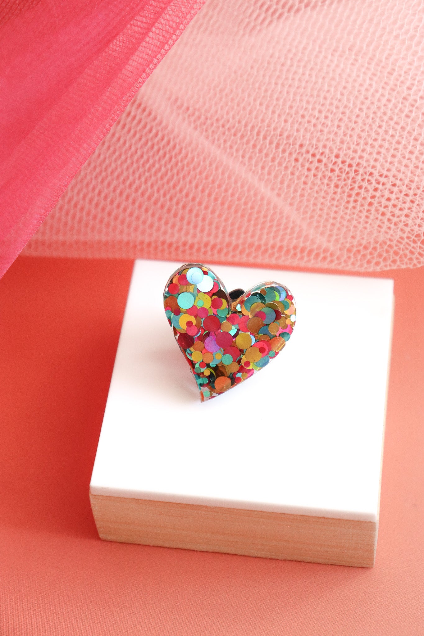 Pin's Coeur Joie Vert