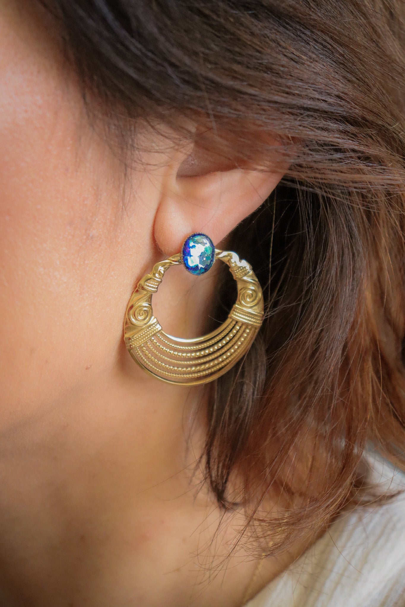 Boucles d'oreilles Totem