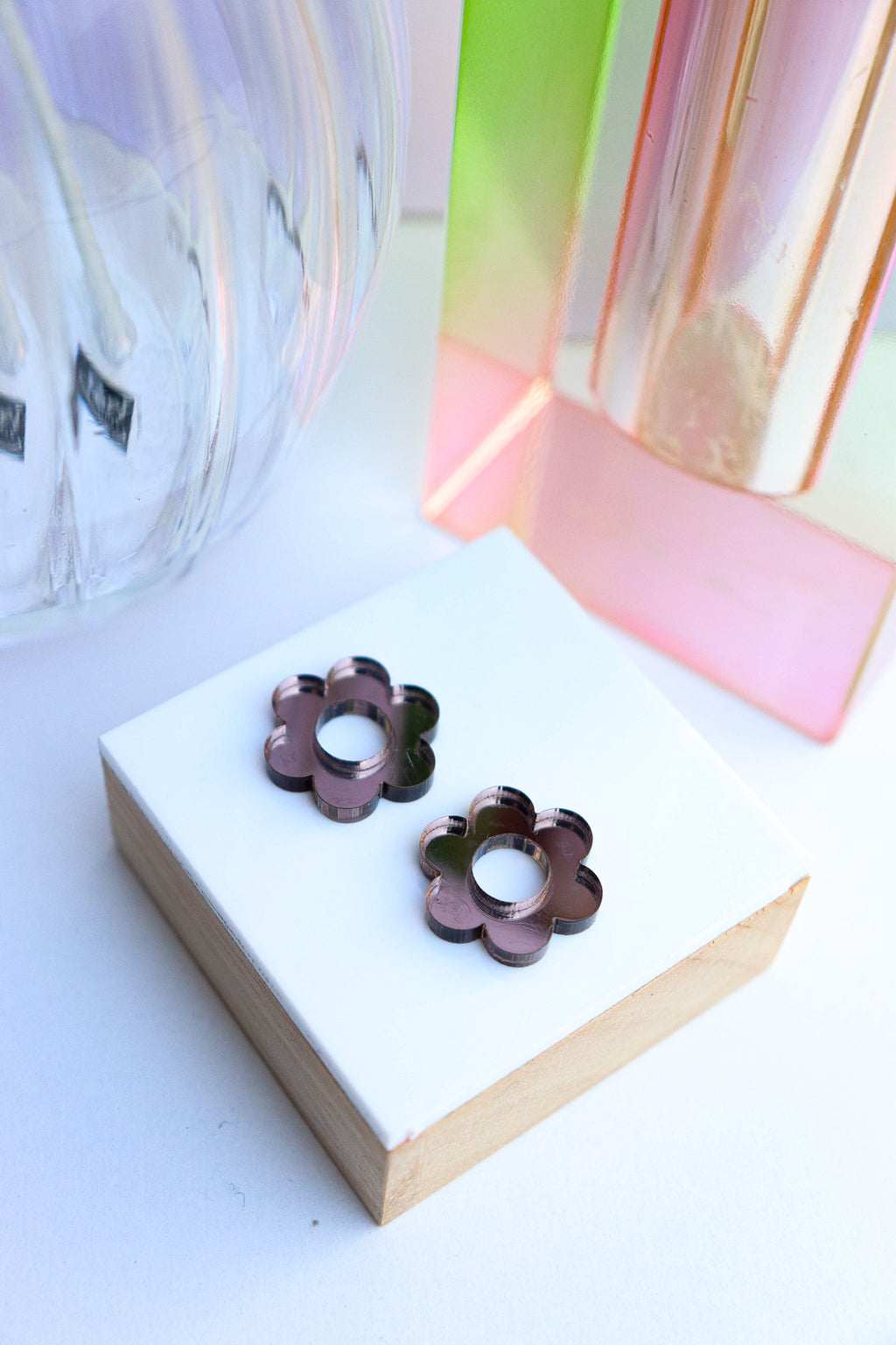 Créoles Vivienne Miroir Moka