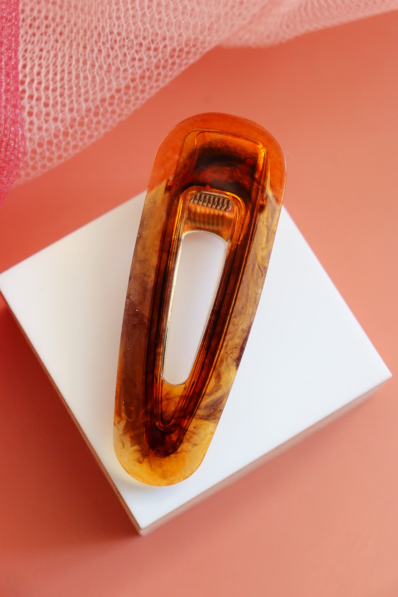 Barrette Ecaille Clair