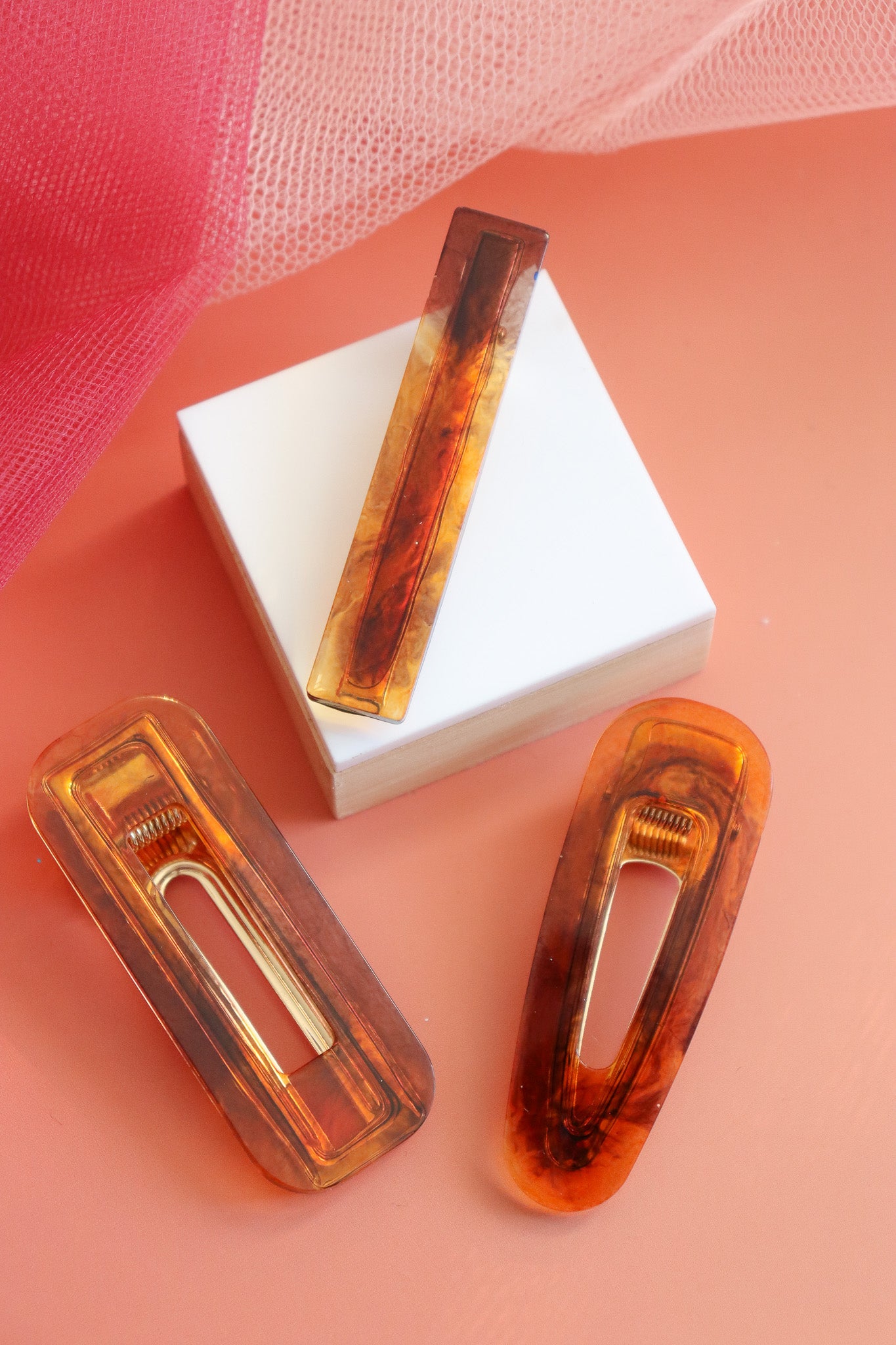 Barrette Ecaille Clair