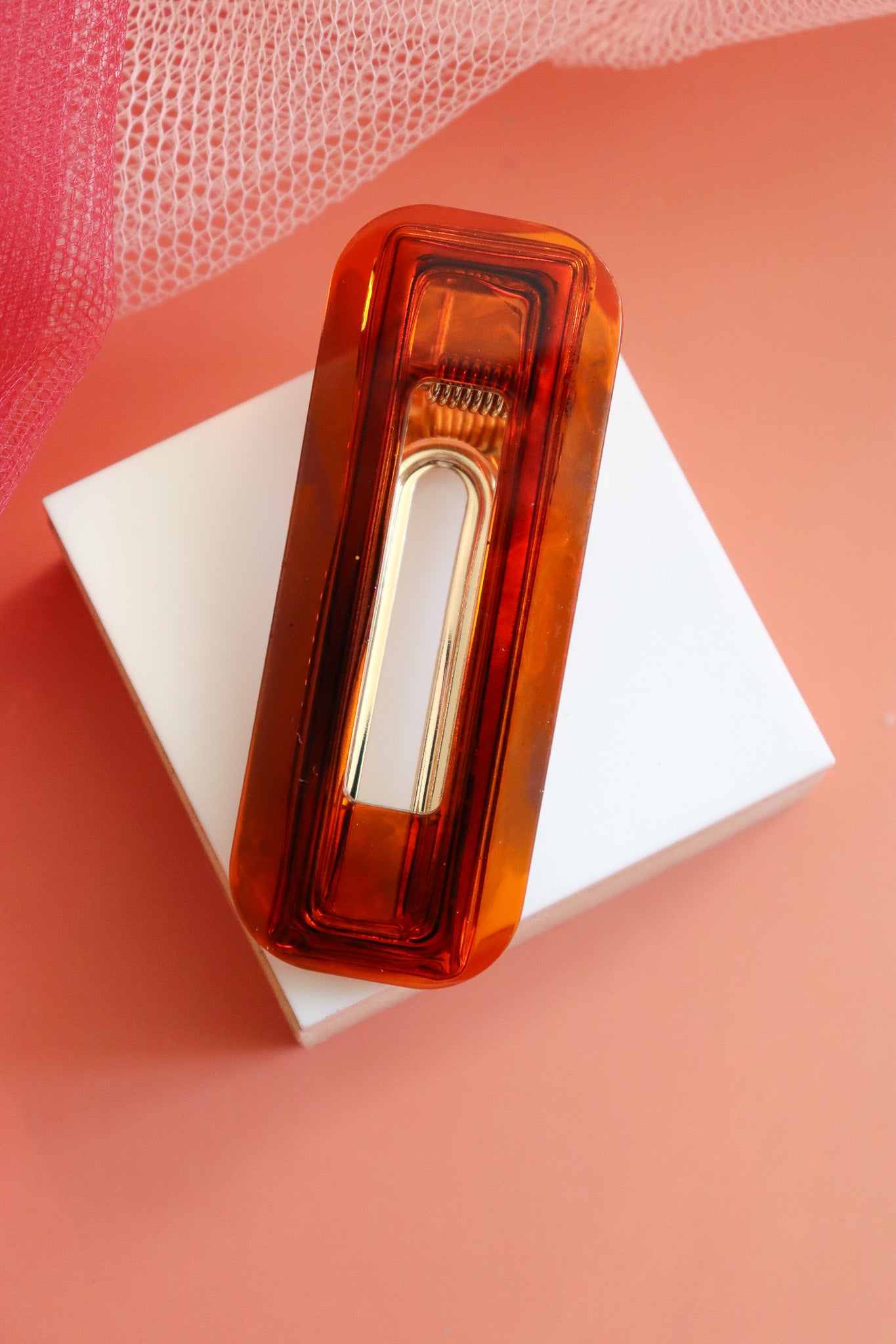 Barrette Ecaille Foncé