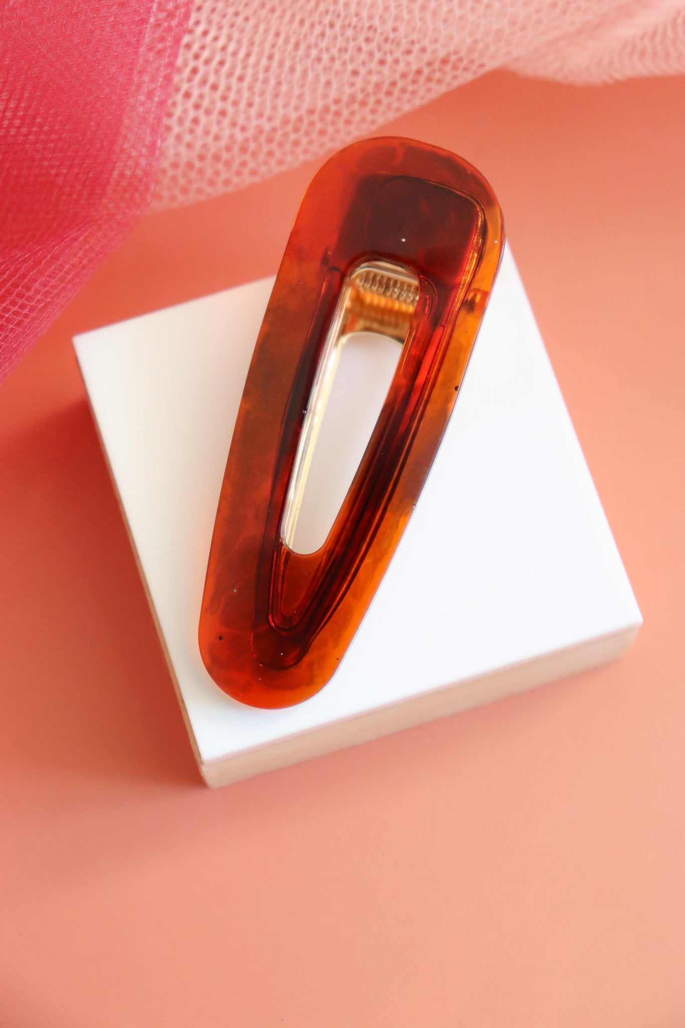 Barrette Ecaille Foncé