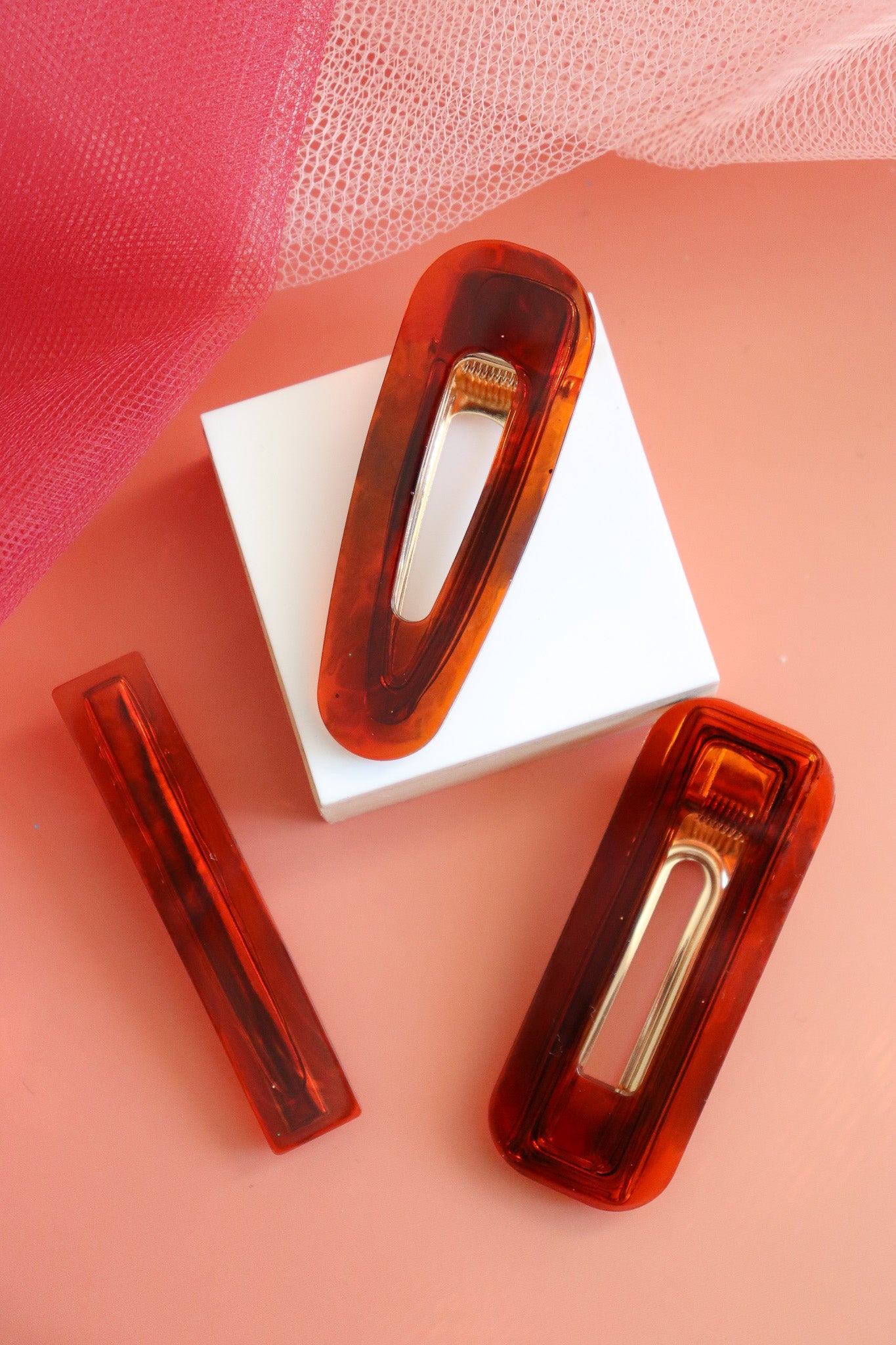 Barrette Ecaille Foncé